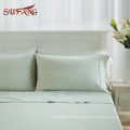 Amazon hot selling pleat design tencel duvet cover bedding set in multiple colors